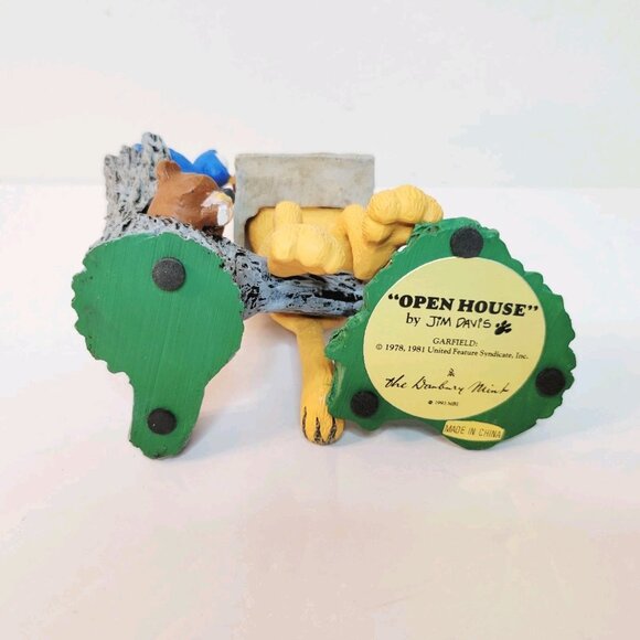 Vtg Garfield By Jim Davis Open House 1993 The Danbury Mint - Picture 5 of 5